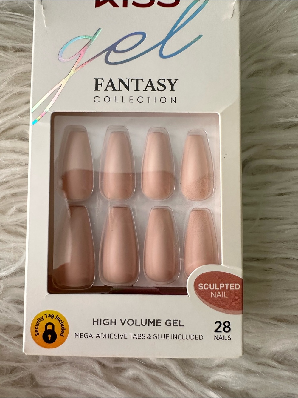 Kiss Gel Fantasy Collection Nude Pink Sculpted Nails ✨